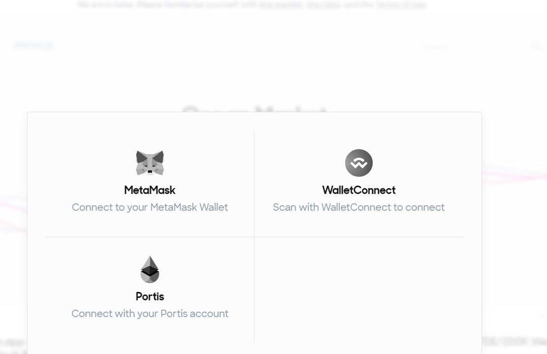 OceanMarket_ConnectWallet_Options